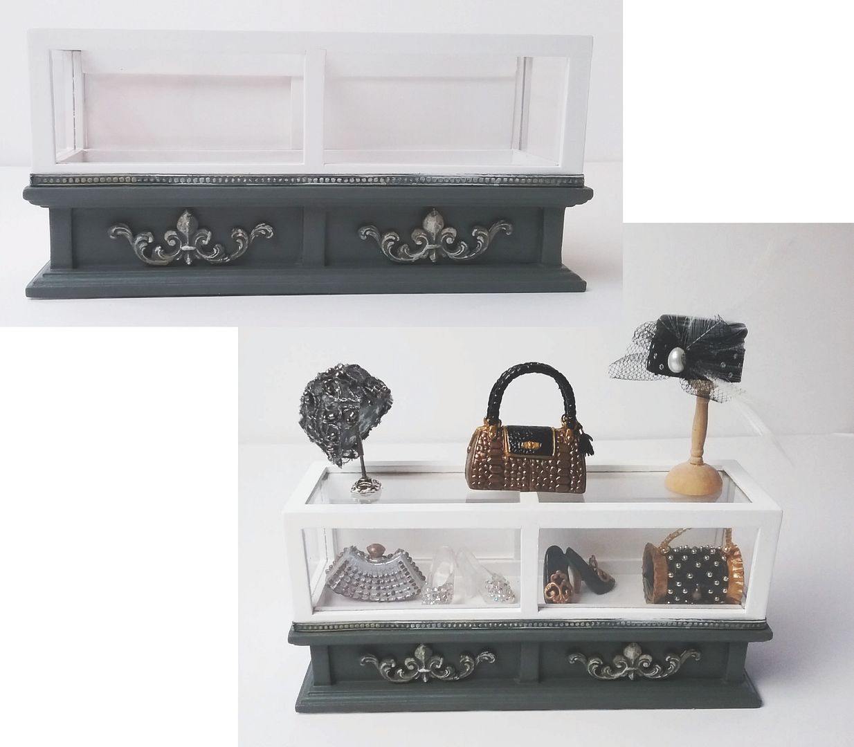 Artfully Musing MINIATURE GLASS DISPLAY CASES Streets of Paris Event